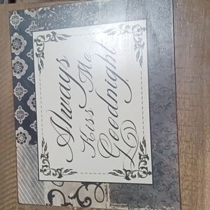 Home Accents metal sign